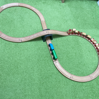【美品！】木製おもちゃ列車&レールセット　まとめ割あり！