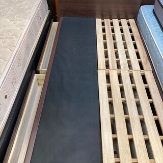 愛品館市原店】照明付シングルベッド【管理IGB017628-104】 【公式通販】