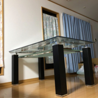 ニトリ ガラス天板ダイニングテーブル