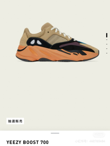 スニーカー YEEZY BOOST 700