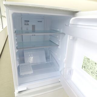 北海道/千歳市 SHARP/シャープ 2ドア冷蔵庫 SJ－D14DーW 2017年製 ホワイト