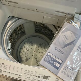生活家電 中古美品 HITACHI / 日立 2021年製 10kg全自動洗濯機 ビート