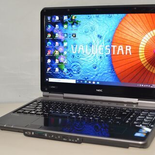 中古ノートパソコン Windows10+office 大容量HDD750GB NEC LL750/C