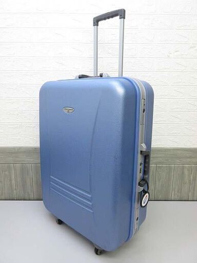 ss2839　アメリカンツーリスター　スーツケース　青系　大型　4輪　AMERICAN TOURISTER　ハードキャリー　ダイヤルロック　鍵2個付　旅行バッグ　キャリーバッグ　トラベル　かばん　鞄　ブルー