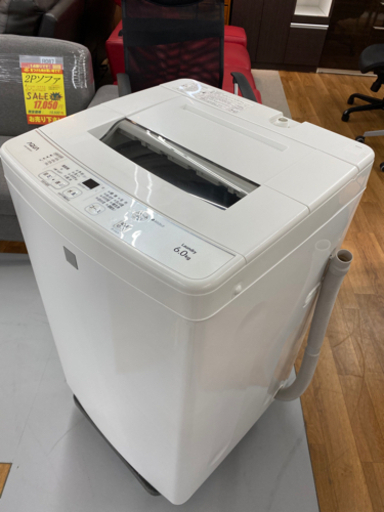 I472 AQUA 6.0k洗濯機　2017年式