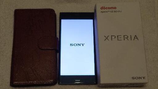 美品❗《SONYスマートフォン》 XPERIA XZ SO-01J‼️ 画面保護フイルム、手帳型保護ケース付き‼️