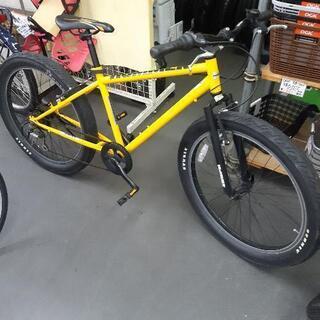 中古自転車販売／大人気のHUMMERファットバイク（イエロー）