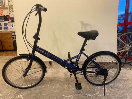 DESERTO 20吋折り畳み自転車 外装6段/ネイビーxブラック