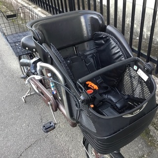 美品車＞プチママンミニ・子供乗せ自転車 BAA 幼児2人同乗基準適合車 