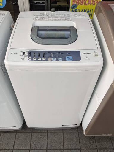 日立 HITACHI 2014年製 ヤマダ電機オリジナルモデル 7.0kg 全自動洗濯機 NW-T72