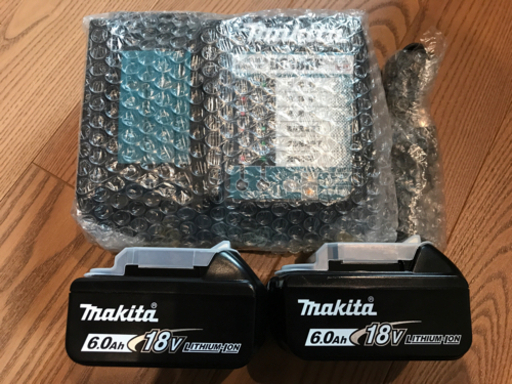 ★受渡済★新品 マキタ 急速充電器 DC18RF 純正バッテリー BL1860B 2個