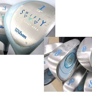 レディースゴルフ11本 Wilson SWIFTY バッグ＆パター付き 札幌市北区屯田