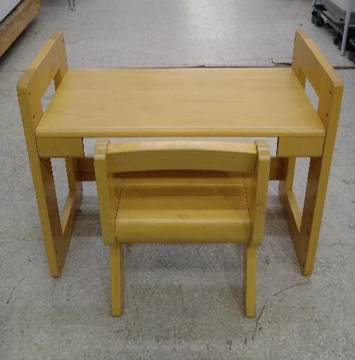 子供用デスク\u0026チェア　60×30×50　使用感有り