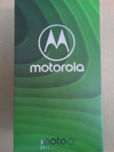 新品未開封 SIMフリー モトローラ MOTOROLA MOTO g7plus メーカー保証