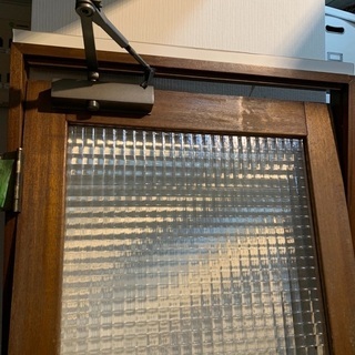 レトロガラスのアンティークドア　