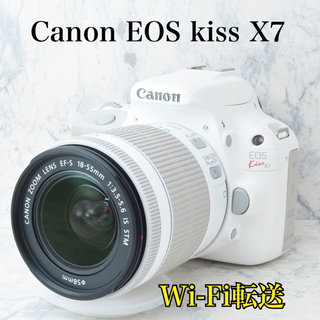 ★Canon EOS kiss X7★S数約6140回●初心者向け●スマホ転送  1ヶ月動作補償あり！ 安心のゆうパック代引き発送！ 送料、代引き手数料無料！ ☆Canon EOS kiss X7☆S数少○大人気○スマホ転送 1ヶ月動作補償あり