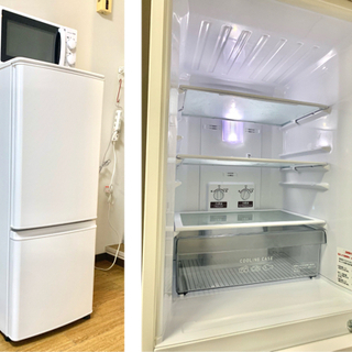 早いもの勝ち【メーカー保証あり】家電3点セット（冷蔵庫・洗濯機・電子レンジ）三菱 アイリスオーヤマ【引取り限定】