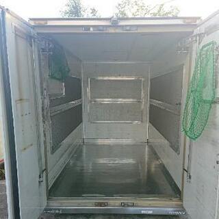 【香取市山之辺】No.AM-50 鍵付き コンテナ 長さ約350cm×幅167cm×高さ210cmくらい 配送可 香取市山之辺】No.AM-50 鍵付き コンテナ 長さ約350cm×幅167cm