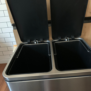 家具 ダルトン 30ℓ2個足ペダル付きゴミ箱