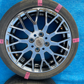 [商談成立]純正オプション15インチx 5J無限メッシュ  4本 