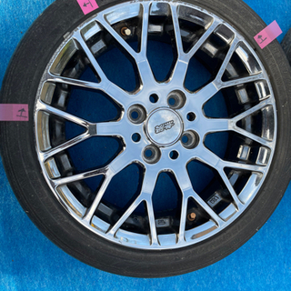 [商談成立]純正オプション15インチx 5J無限メッシュ  4本 