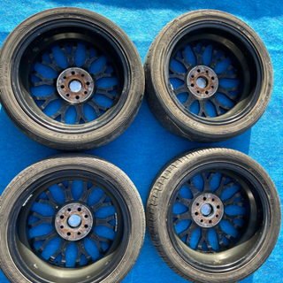 [商談成立]純正オプション15インチx 5J無限メッシュ  4本 