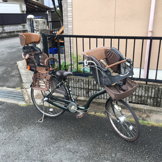 子供も乗せ自転車