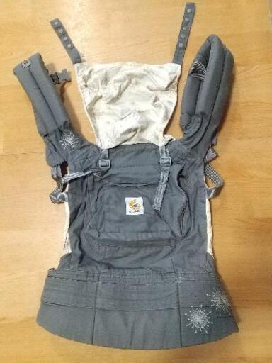 ★【美品】エルゴ 抱っこ紐、ルカコの抱っこ紐カバー、新生児インサート付き