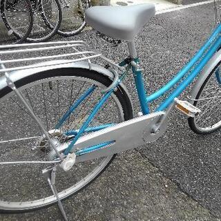 中古自転車1708 前後タイヤ新品！ 26インチ 3段ギヤ ダイナモライト