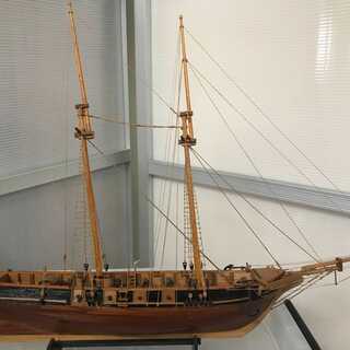 現状品　帆船模型　
