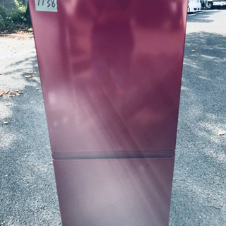 ④✨2017年製✨1138番AQUA✨ノンフロン冷凍冷蔵庫✨AQR-16F‼️