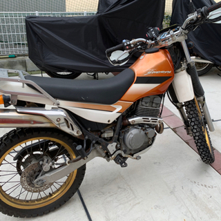 【値下げ！】Kawasaki スーパーシェルパ250 ☆始動動画有　KL250G キャリア付 カワサキ スーパーシェルパ KL250G 2000年モデル デジタル