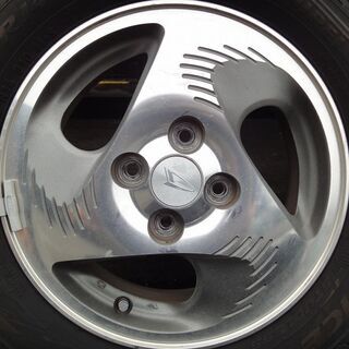 珍品 ﾀﾞｲﾊﾂ ｱﾄﾚｰﾜｺﾞﾝ ｶｽﾀﾑ用 S220G 純正ｽﾀｯﾄﾞﾚｽｱﾙﾐ4本