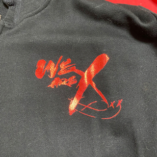 L  X JAPAN We areX 限定パーカー □ 公式 □ SAYSKY/セイスカイ スウェットパーカー ZMLHO01c901