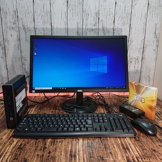 【ネット決済・配送可】【中古良品】すぐに使えるPCセット Win...