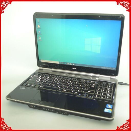 即使用可能 ノートパソコン Windows10 中古良品 16型ワイド NEC LaVie PC-LL650WG6B Core i5 4GB 500GB DVDマルチ 無線 Wi-Fi Office
