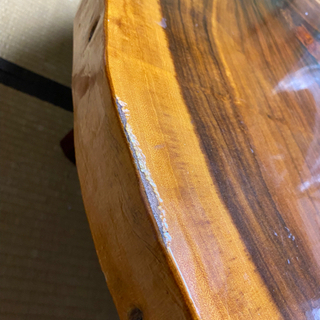 家具 天然木 一枚板 切株 座卓 テーブル 脚取り外し可能