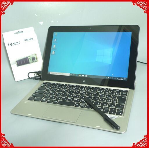 中古美品 タブレット 新品超高速SSD フルHD 11.6型 NEC PC-VK12CSZEK 第5世代 CoreM 4GB 無線 Bluetooth webカメラ Windows10 Office