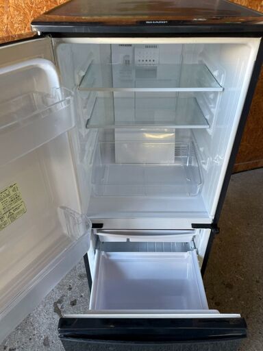 P0809 シャープ 2ドア冷蔵庫 2014年 137L - 冷蔵庫 