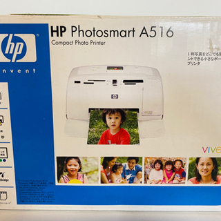 新品　HP　フォトプリンタ　Photosmart A516　ホワイト