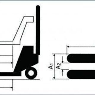 美品◇引き取り限定！！スギヤス(ビシャモン) ハンドパレットトラック