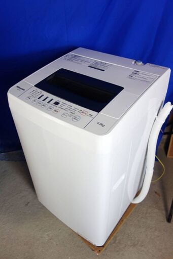 ✨激安HAPPYセール✨2018年式ハイセンス✨HW-T45C✨4.5kg全自動洗濯機抜群の洗浄力充実の便利機能!!ステンレス槽!!Y-0715-113✨