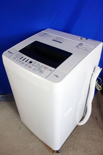 ✨激安HAPPYセール✨2019年式ハイセンスHW-T45C✨4.5kg全自動洗濯機抜群の洗浄力充実の便利機能!!ステンレス槽!!✨Y-0715-116✨