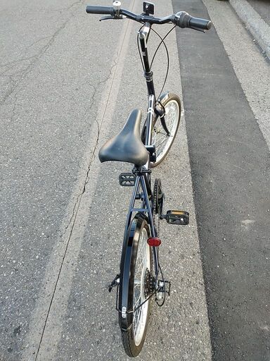状態良し折り畳み自転車 20インチ 6段切替 7980円 安心の新規防犯登録料込み中古自転車