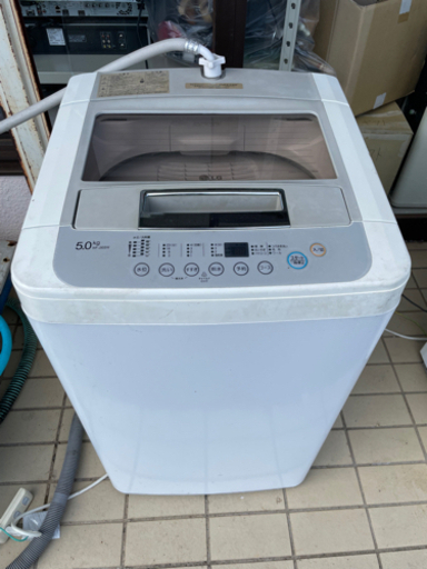 LG　5.0キロ洗濯機　　リサイクルショップ宮崎屋住吉店　21.10.12　ｙ