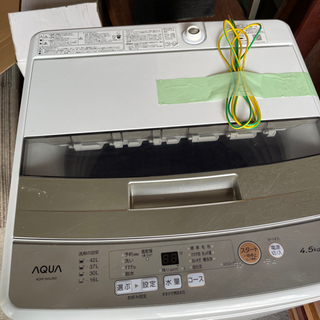 AQUA 2021年製 洗濯機 美品 12000円