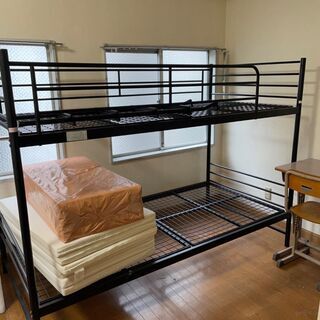 【新品未使用】ニトリ2段ベッド・スチール2段ベッド