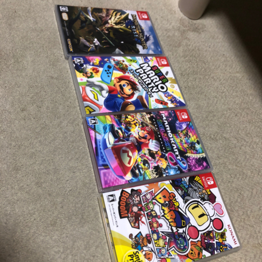 Switchカセット4本中古（売れました