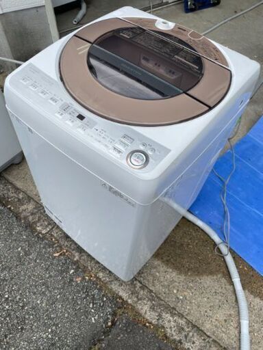 シャープ 10kg：全自動電気洗濯機 ：ES-GV10C-T ：2018年製