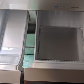 パナソニック 冷蔵庫 5ドア NR-E413PV 2018年製 406 L 右開き 自動製氷